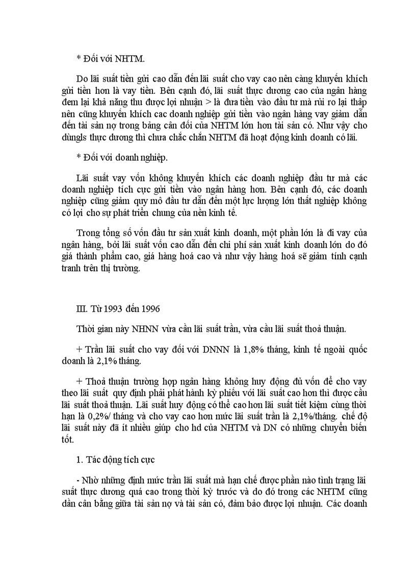 image for page Vai trò của lãi suất đối với quá trình phát triển kinh tế