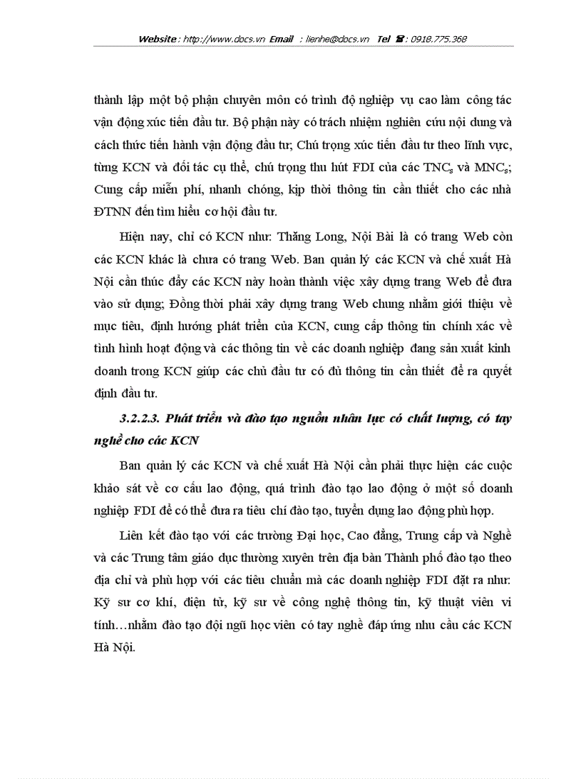 image for page Tăng cường thu hút và triển khai dự án FDI vào các khu công nghiệp Hà Nội