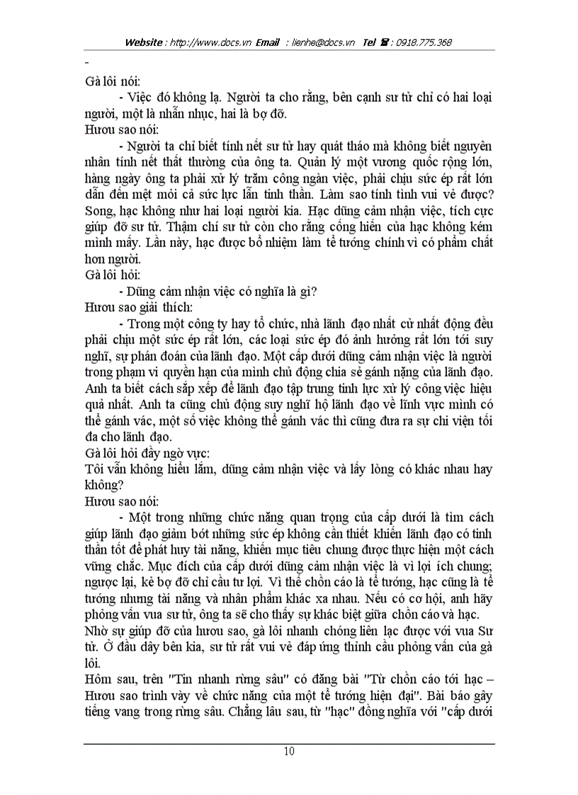 image for page Văn hoá ứng xử trong Doanh nghiệp cấp trên với cấp dưới lt văn hoá gt