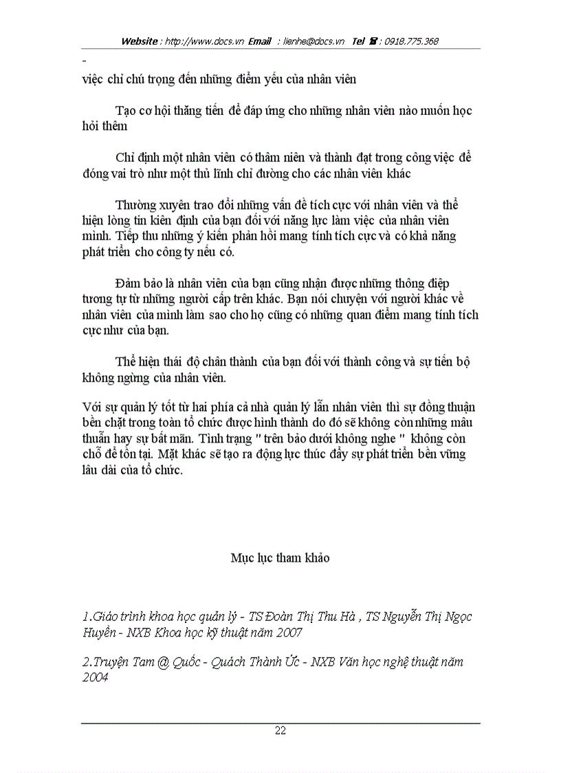 image for page Văn hoá ứng xử trong Doanh nghiệp cấp trên với cấp dưới lt văn hoá gt