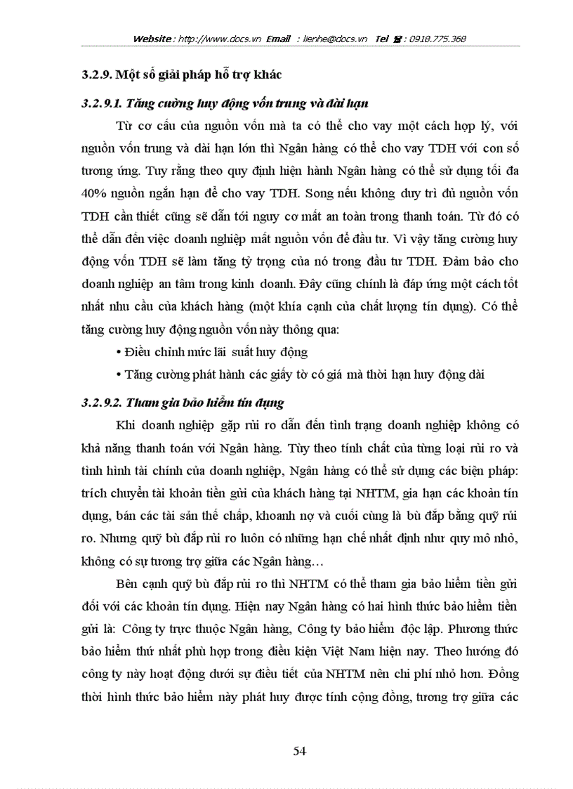 image for page Giải pháp nâng cao chất lượng tín dụng trung dài hạn tại Sở Giao dịch ngânhàng NHNo PTNT AgriBank Việt Nam