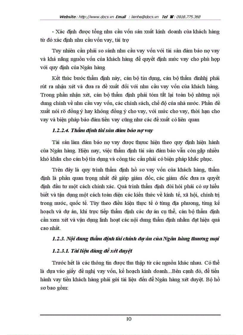 image for page Nâng cao chất lượng thẩm định tài chính dự án cho vay tại Chi nhánh ngânhàng NHNo PTNT AgriBank Tam Trinh
