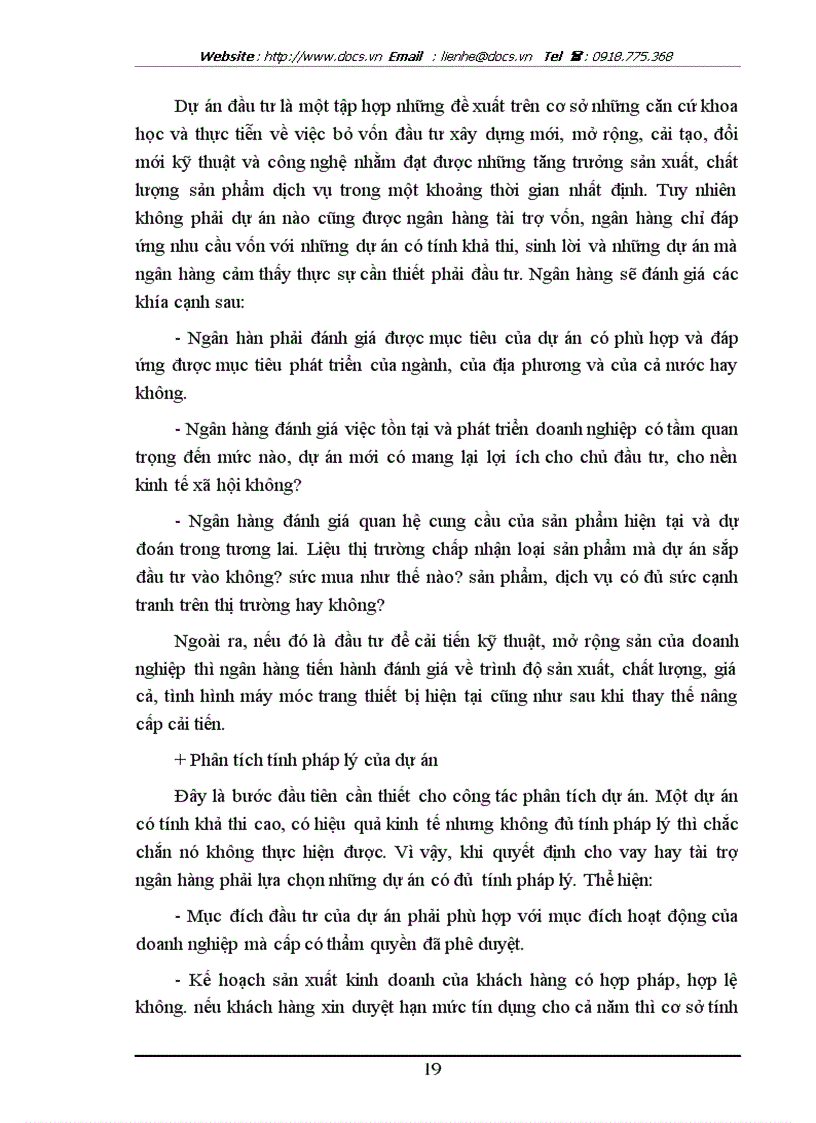 image for page Nâng cao chất lượng thẩm định tài chính dự án cho vay tại Chi nhánh ngânhàng NHNo PTNT AgriBank Tam Trinh