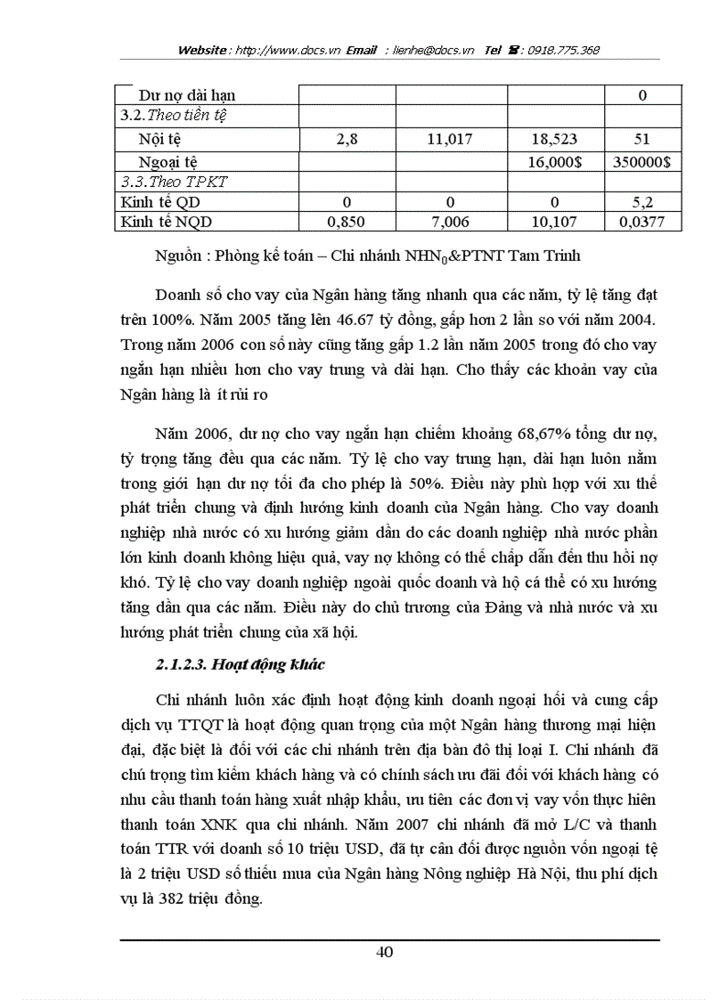 image for page Nâng cao chất lượng thẩm định tài chính dự án cho vay tại Chi nhánh ngânhàng NHNo PTNT AgriBank Tam Trinh