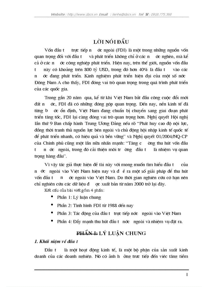 image for page FDI vào Việt Nam 20 năm đổi mới