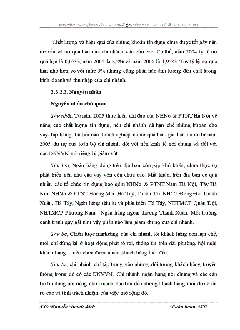 image for page Mở rộng cho vay doanh nghiệp vừa và nhỏ tại chi nhánh ngân hàng nông nghiệp và phát triển nông thôn quận Thanh Xuân
