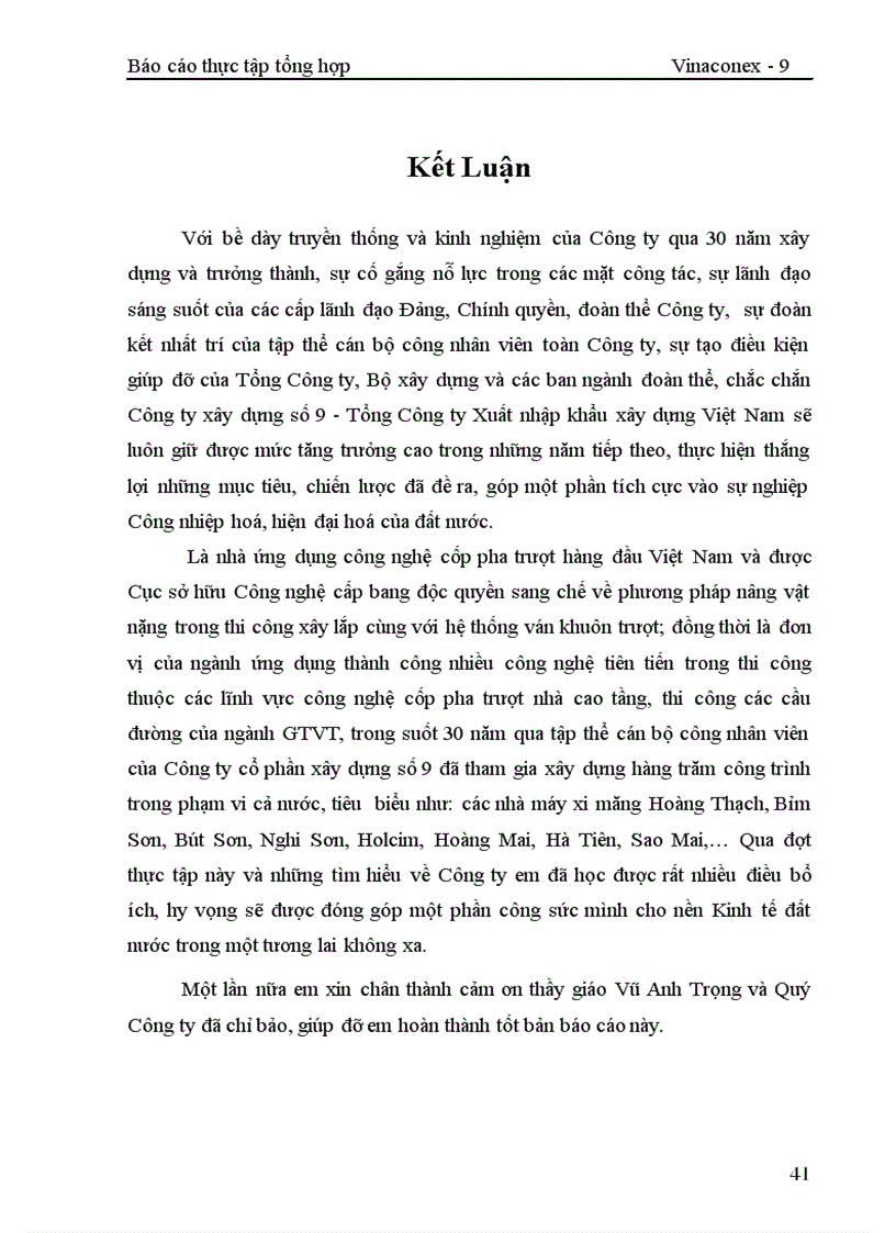 image for page Phân tích kết quả sản xuất kinh doanh của Công ty xây dựng số 9 trong những năm gần đây