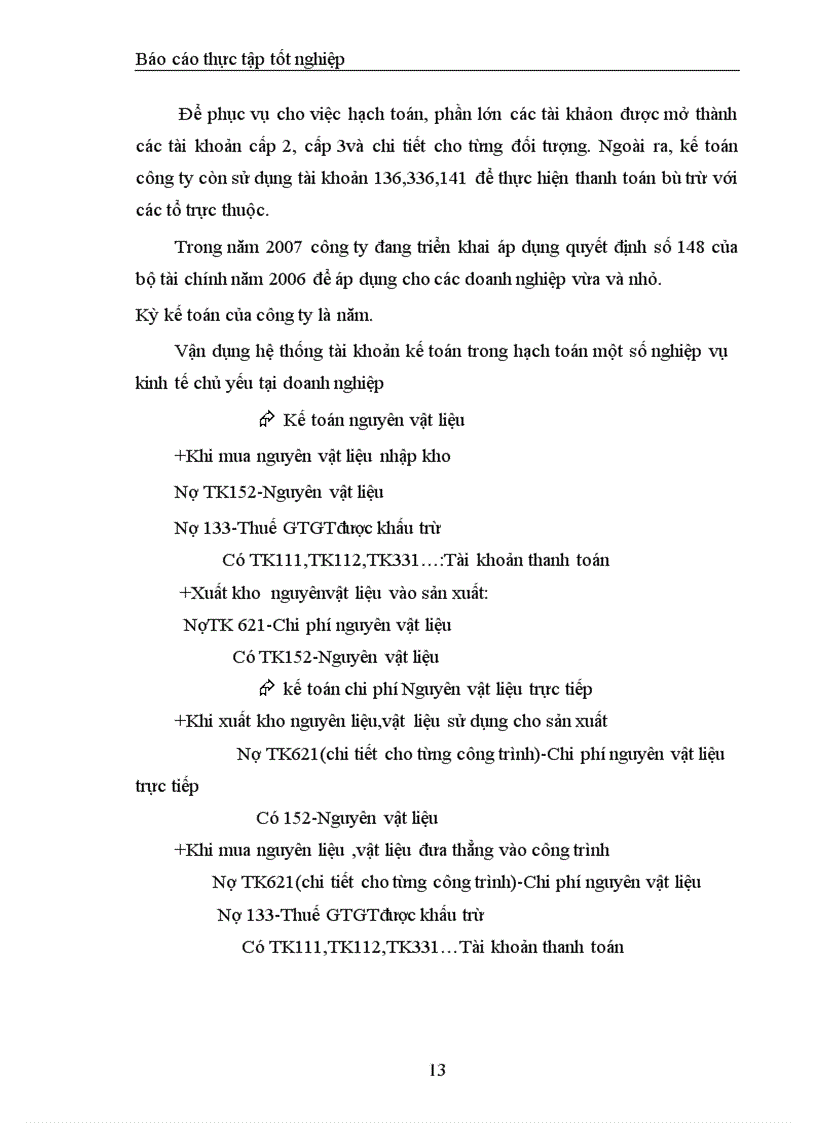 image for page Tình hình tổ chức thực hiện công tác kế toán tại công ty tnhh tri minh