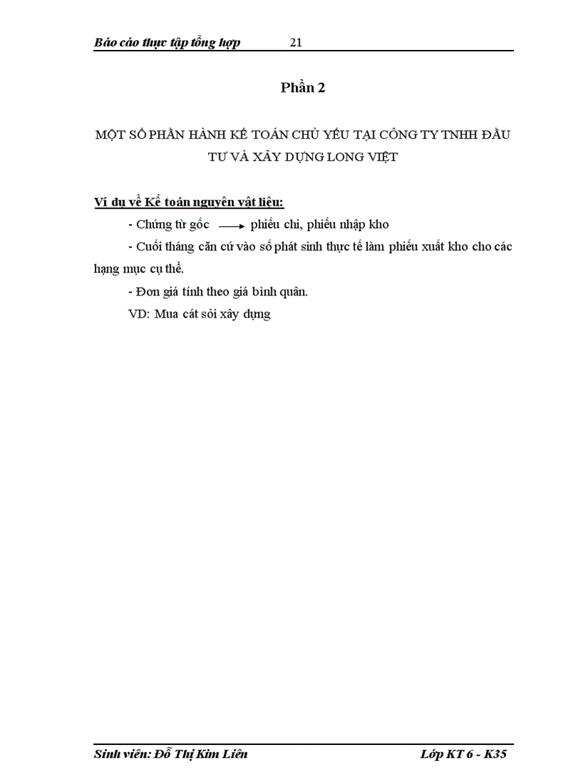 image for page Một số phần hành kế toán chủ yếu tại công ty TNHH Đầu tư và Xây dựng Long Việt