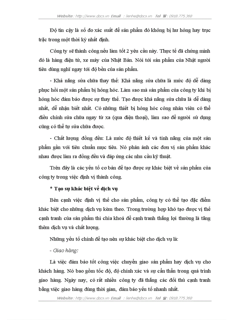 image for page Xây dựng chiến lược định vị thị trường cho các sản phẩm của nhà máy Nhôm Đông Anh trên thị trường Hà Nội