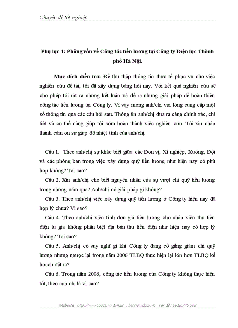 image for page Hoàn thiện công tác tiền lương tại Công ty Điện lực Thành phố Hà Nội
