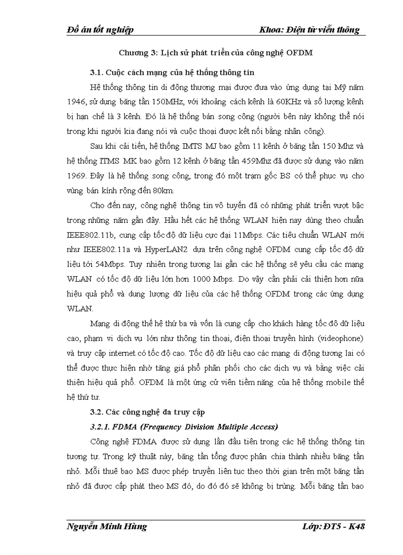 image for page Ứng dụng của điều chế ofdm trong kỹ thuật viễn thông