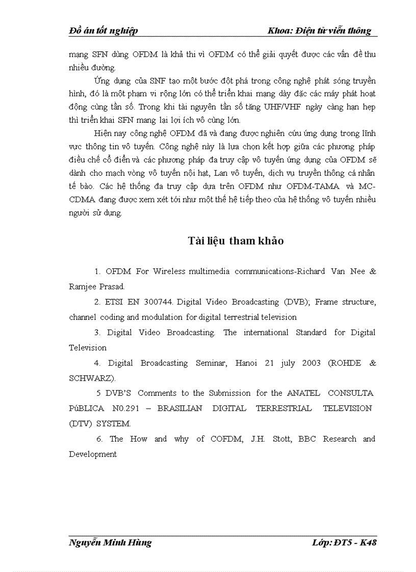 image for page Ứng dụng của điều chế ofdm trong kỹ thuật viễn thông