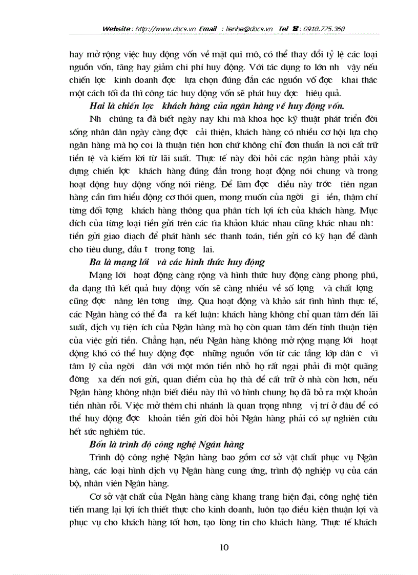 image for page Nghiệp vụ huy động vốn của Ngân hàng Thương mại