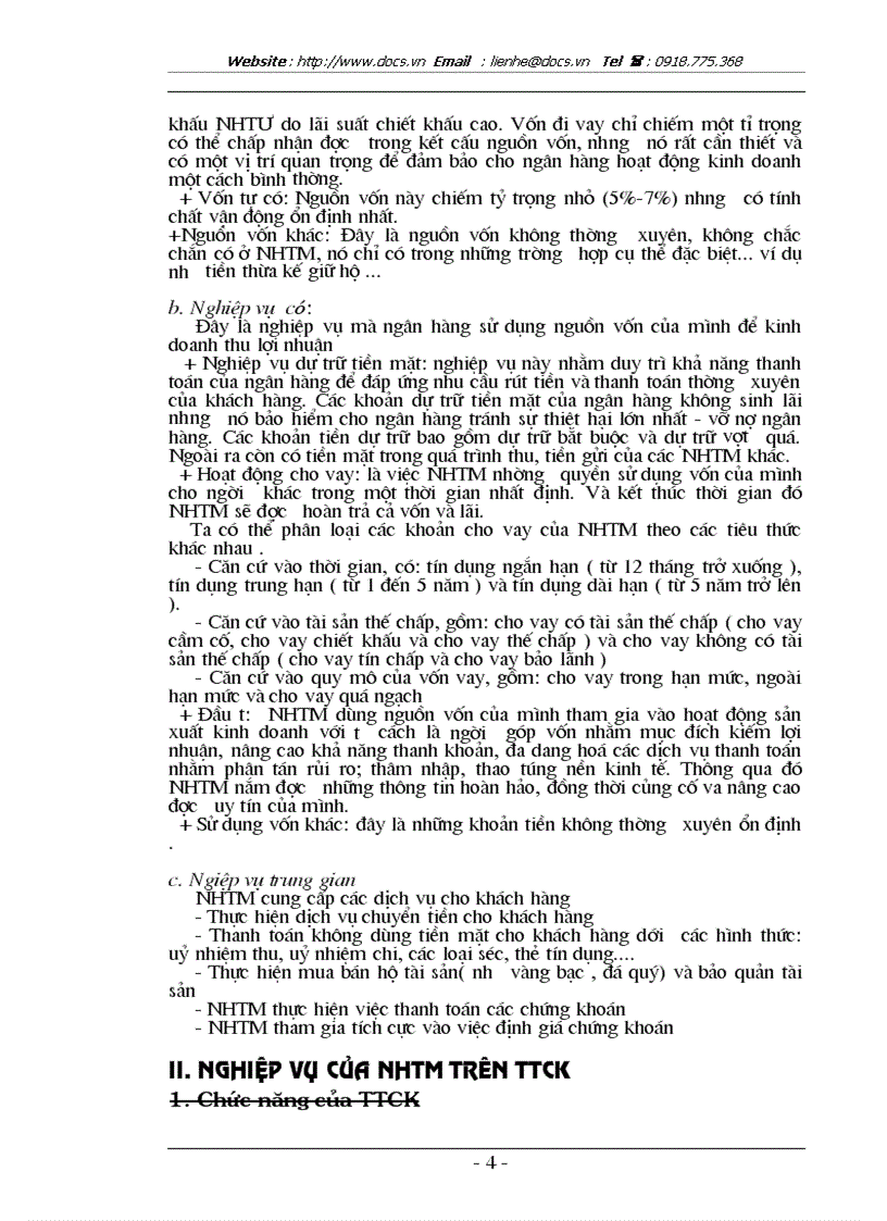 image for page Hoạt động của NHTM trong quá trình hình thành và phát triển TTCK ở Việt Nam