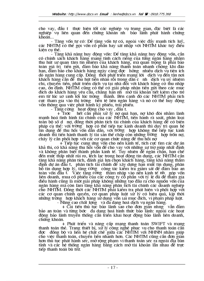 image for page Hoạt động của NHTM trong quá trình hình thành và phát triển TTCK ở Việt Nam