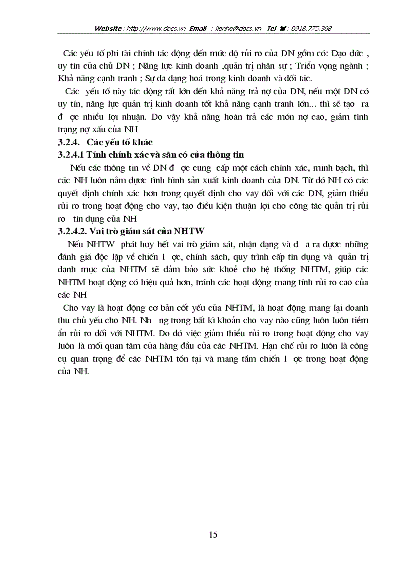 image for page Hạn chế rủi ro trong hoạt động cho vay của các NHTM