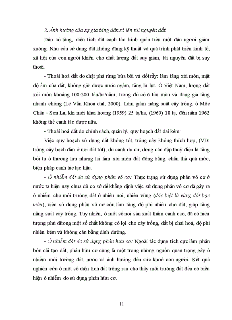 image for page Mối quan hệ giữa dân số tài nguyên môi trường