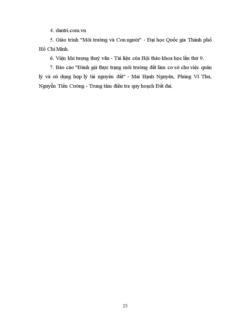 image for page Mối quan hệ giữa dân số tài nguyên môi trường