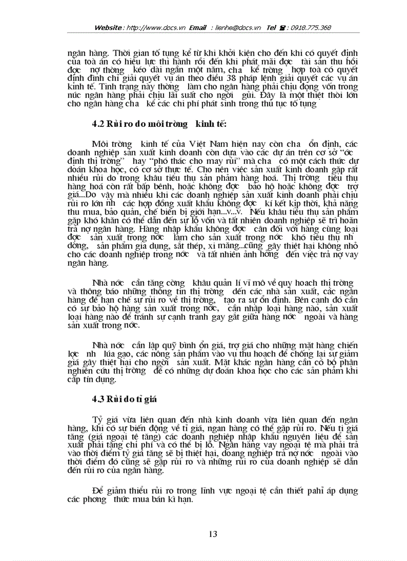 image for page Một số vấn đề của rủi ro tin dụng trong hoạt động kinh doanh của các ngân hàng