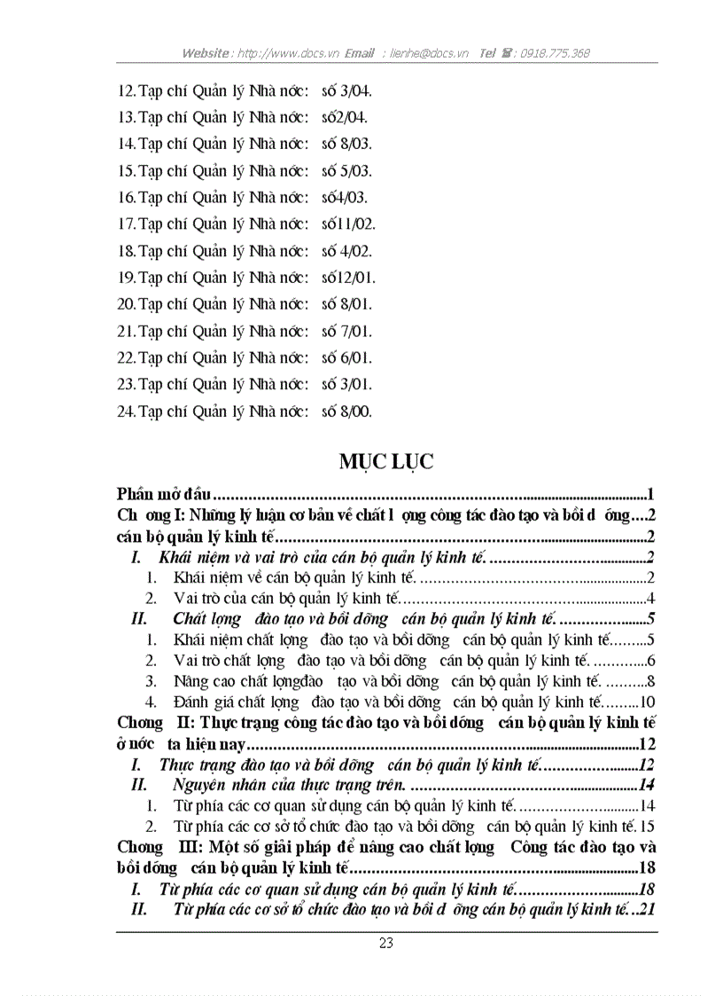 image for page Nâng cao chất lượng đào tạo và bồi dưỡng cán bộ quản lý kinh tế ở nước ta hiện nay