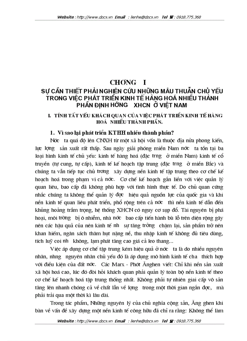 image for page Nghiên cứu những mâu thuẫn chủ yếu trong việc phát triển kinh tế hàng hoá nhiều thành phần ở nước ta hiện nay và giải pháp giải quyết những mâu thuẫn