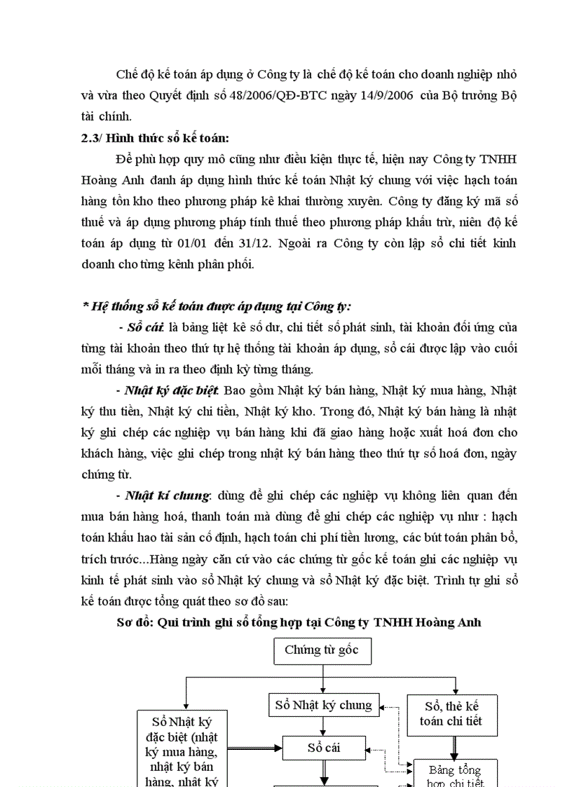 image for page Hoàn thiện công tác kế toán bán hàng và xác định kết quả kinh doanh tại công ty tnhh hoàng anh