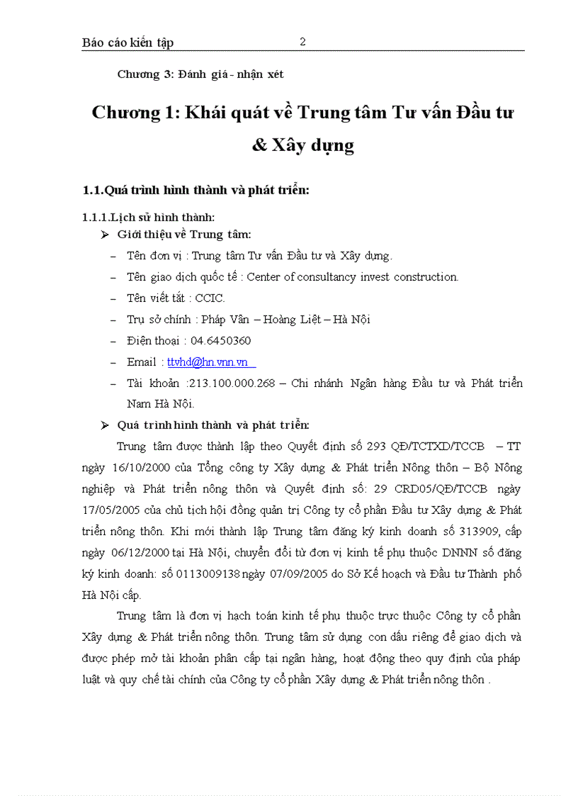 image for page Tổ chức bộ máy và bộ sổ kế toán của Trung tâm Tư vấn Đầu tư và Xây dựng