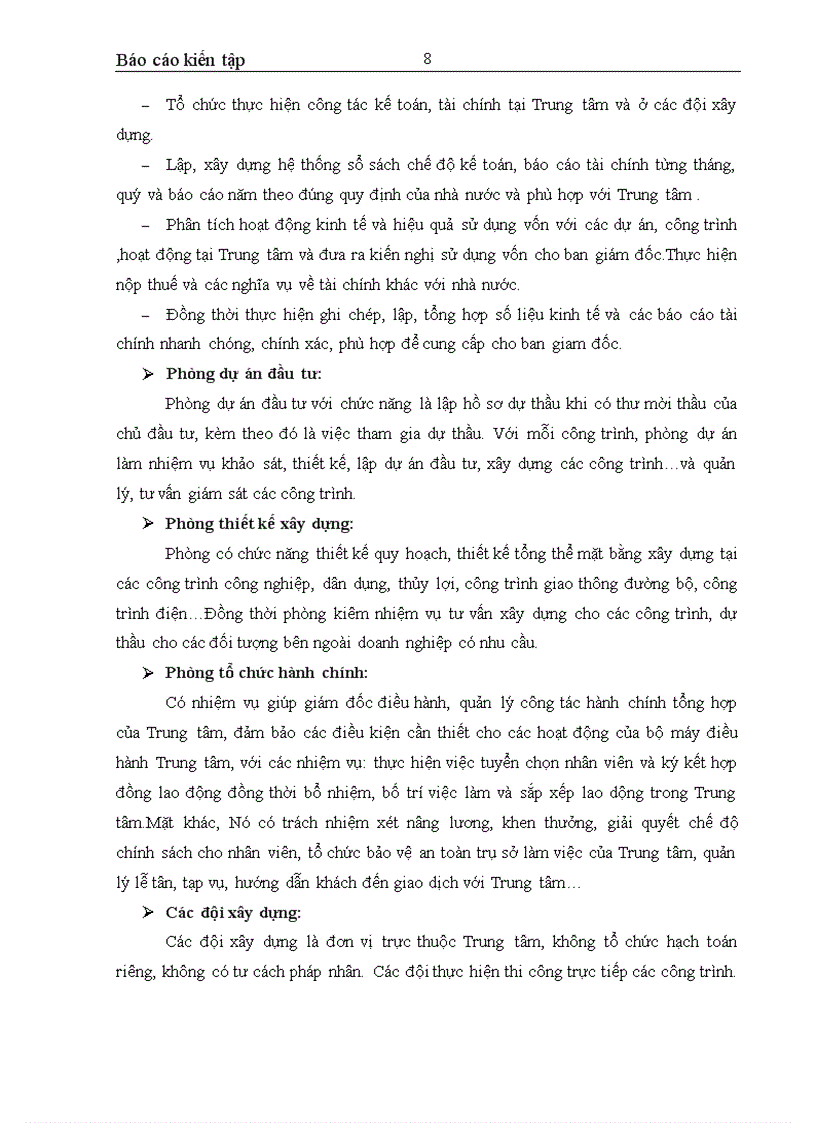 image for page Tổ chức bộ máy và bộ sổ kế toán của Trung tâm Tư vấn Đầu tư và Xây dựng