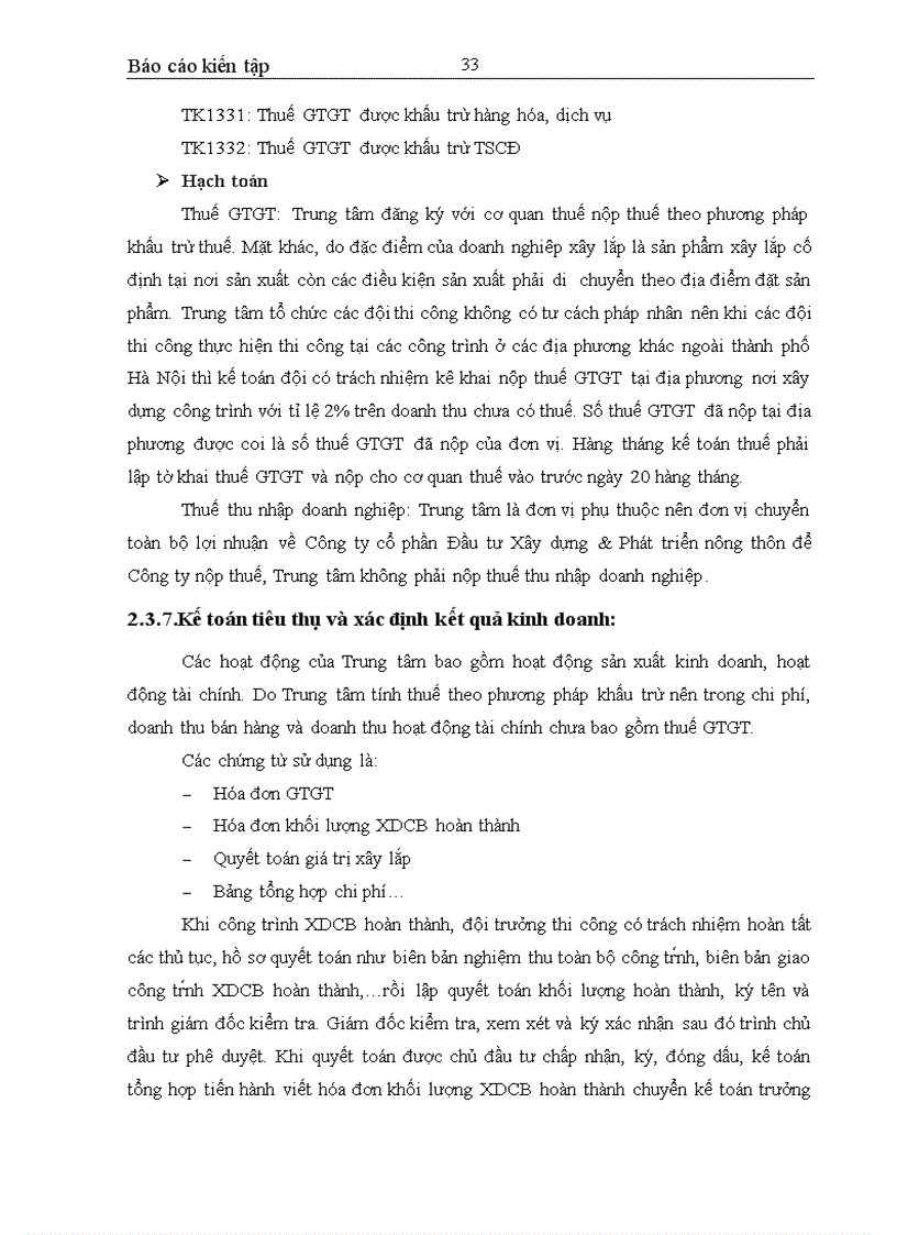 image for page Tổ chức bộ máy và bộ sổ kế toán của Trung tâm Tư vấn Đầu tư và Xây dựng