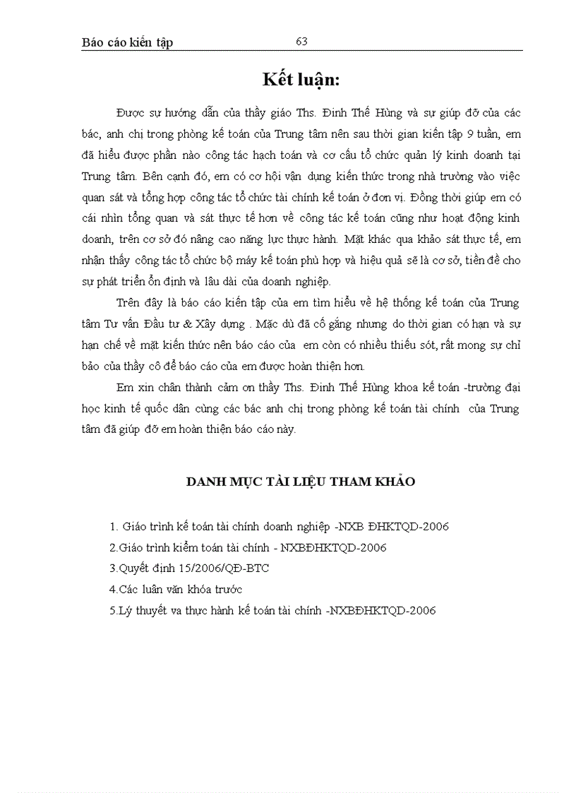 image for page Tổ chức bộ máy và bộ sổ kế toán của Trung tâm Tư vấn Đầu tư và Xây dựng