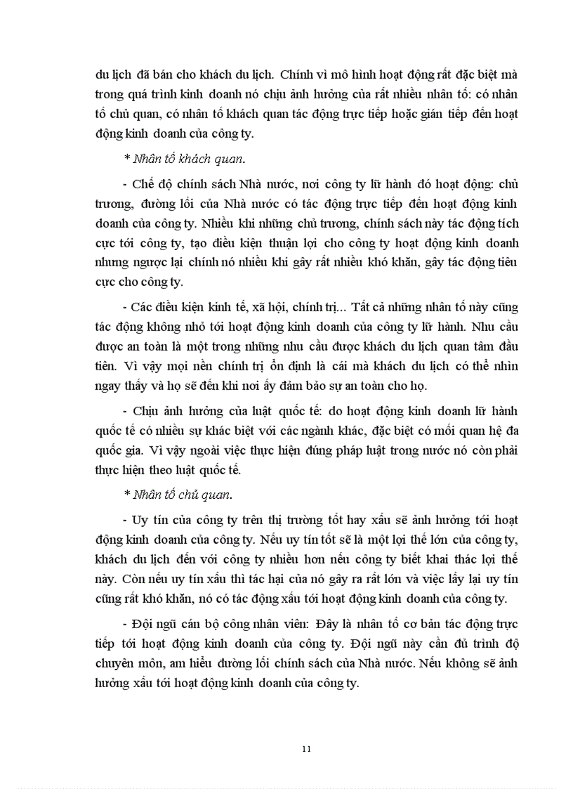 image for page Thực trạng hoạt động kinh doanh du lịch lữ hành của công ty du lịch Việt Nam Hà Nội