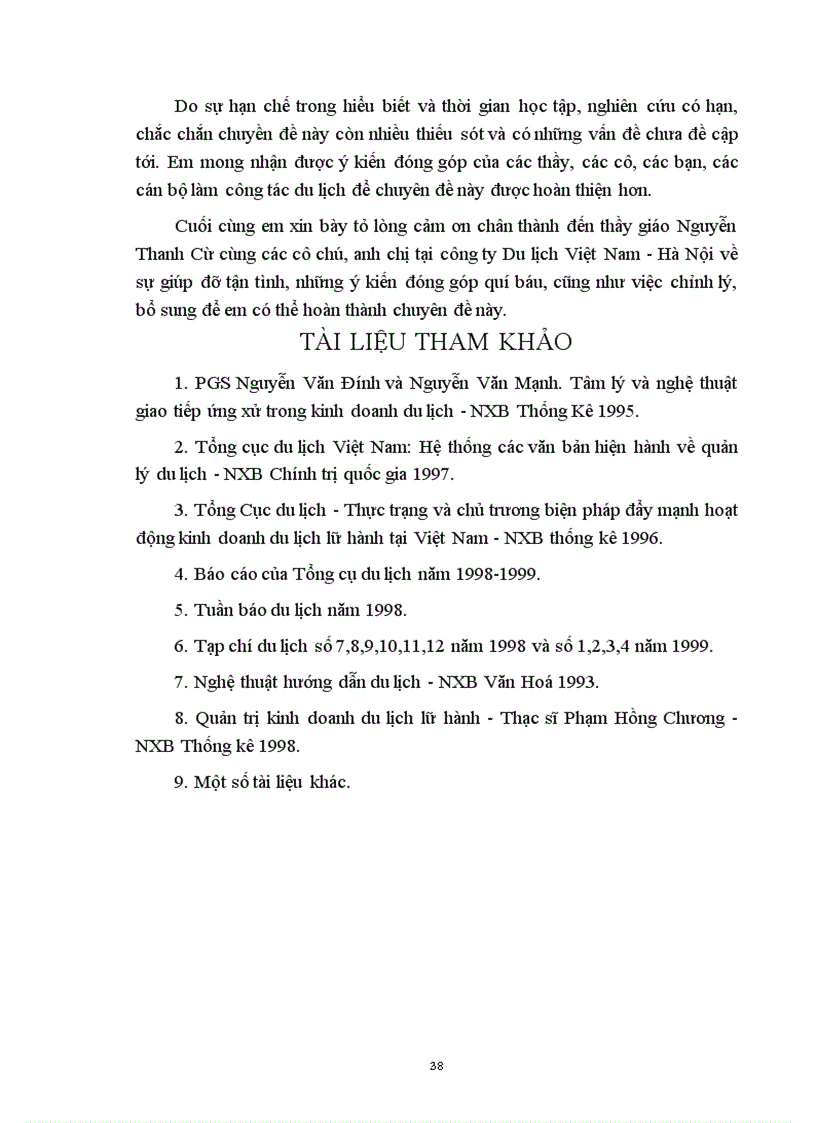 image for page Thực trạng hoạt động kinh doanh du lịch lữ hành của công ty du lịch Việt Nam Hà Nội