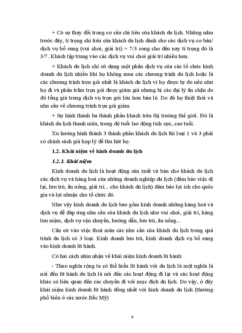 image for page Thực trạng về chính sách giá trong kinh doanh lữ hành ở công ty Du lịch dịch vụ Tây Hồ