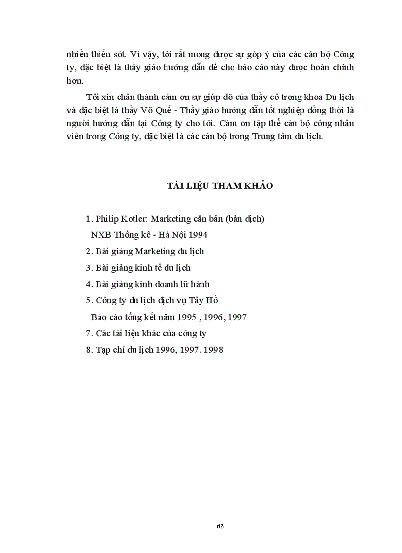 image for page Thực trạng về chính sách giá trong kinh doanh lữ hành ở công ty Du lịch dịch vụ Tây Hồ