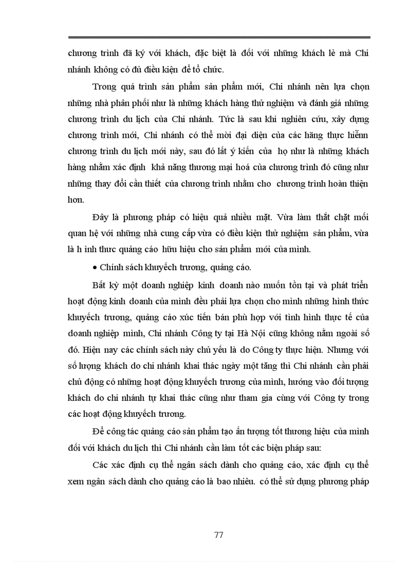 image for page Vận dụng các chính sách marketing trong kinh doanh du lịch lữ hành ở Chi nhánh công ty du lịch và dịch vụ hồng gai lao động tại Hà Nội