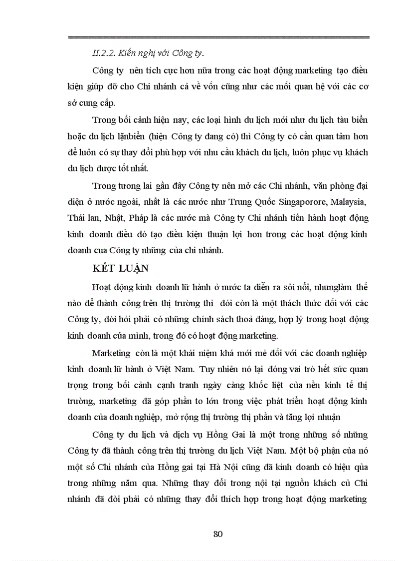 image for page Vận dụng các chính sách marketing trong kinh doanh du lịch lữ hành ở Chi nhánh công ty du lịch và dịch vụ hồng gai lao động tại Hà Nội