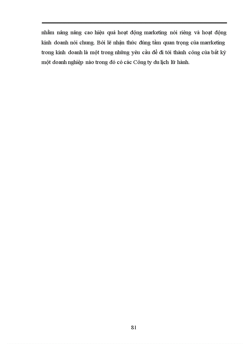 image for page Vận dụng các chính sách marketing trong kinh doanh du lịch lữ hành ở Chi nhánh công ty du lịch và dịch vụ hồng gai lao động tại Hà Nội