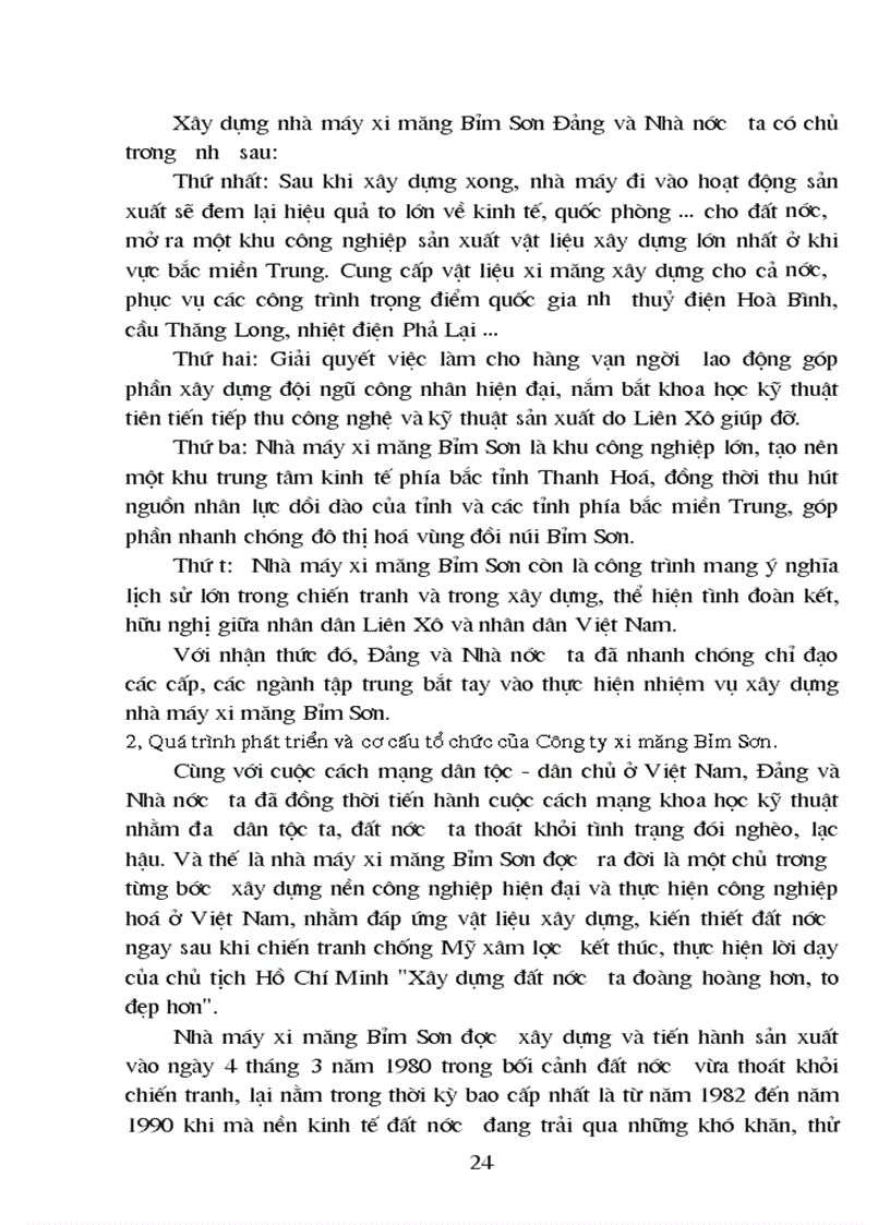 image for page Định hướng và giải pháp đầu tư nâng cao chất lượng sản phẩm và khả năng cạnh tranh của Công ty Xi măng Bỉm Sơn