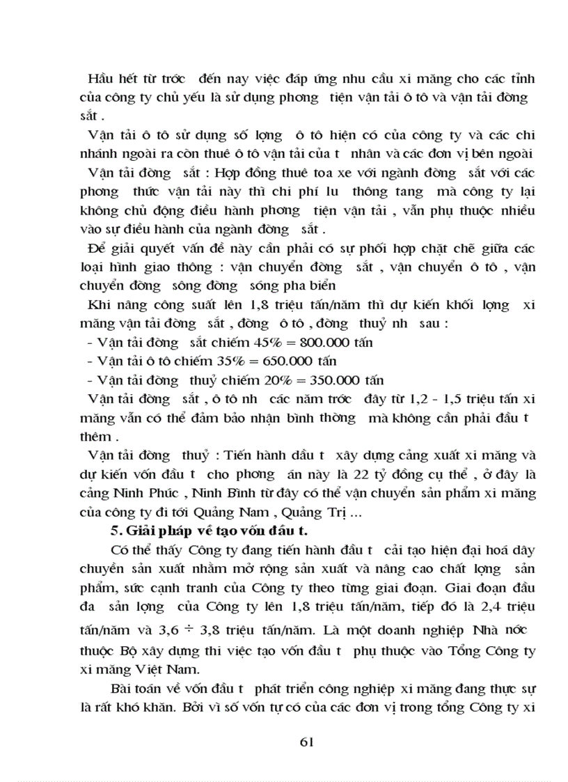 image for page Định hướng và giải pháp đầu tư nâng cao chất lượng sản phẩm và khả năng cạnh tranh của Công ty Xi măng Bỉm Sơn