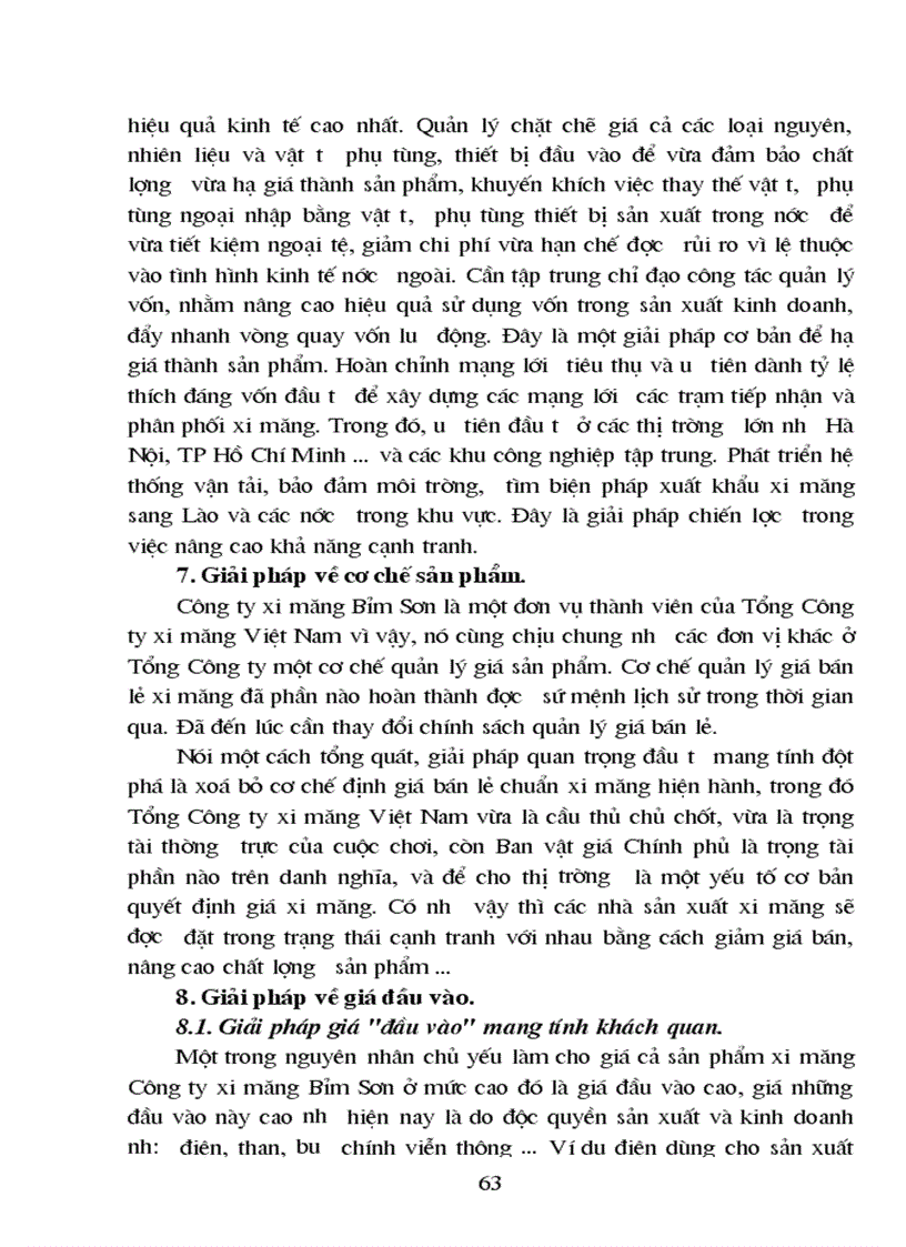 image for page Định hướng và giải pháp đầu tư nâng cao chất lượng sản phẩm và khả năng cạnh tranh của Công ty Xi măng Bỉm Sơn
