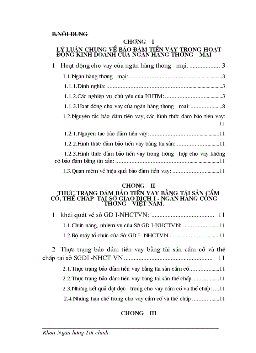 image for page Nâng cao hiệu quả bảo đảm tiền vay bằng tài sản cầm cố thế chấp tại Sở Giao dịch 1 ngânhàng NHTMCP Công Thương VietinBank Việt Nam