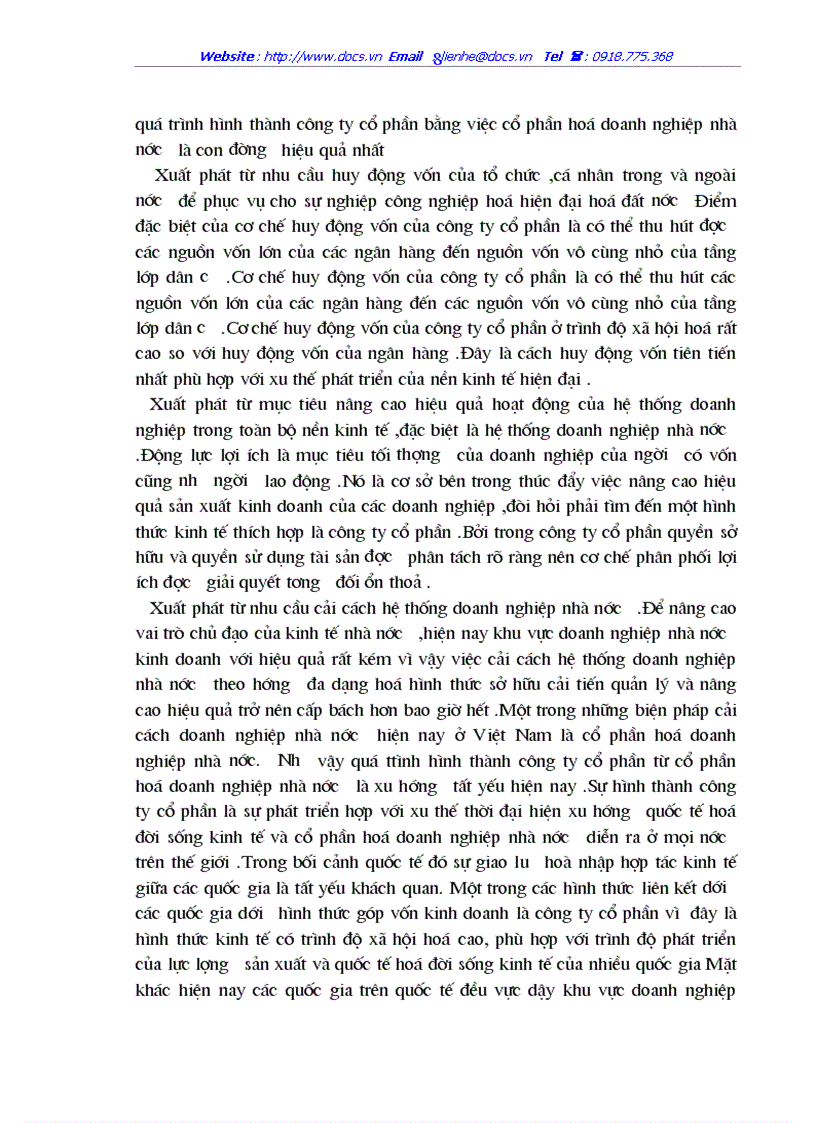 image for page Công ty cổ phần và vai trò của nó trong phát triển kinh tế ở nước ta hiện nay
