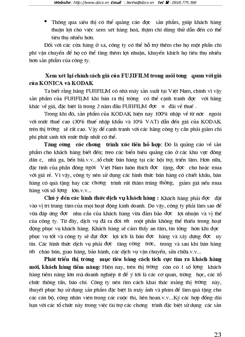 image for page Công ty TNHH quốc tế Minh Việt phân đoạn và lựa chọn thị trường mục tiêu cho sản phẩm Fujifilm