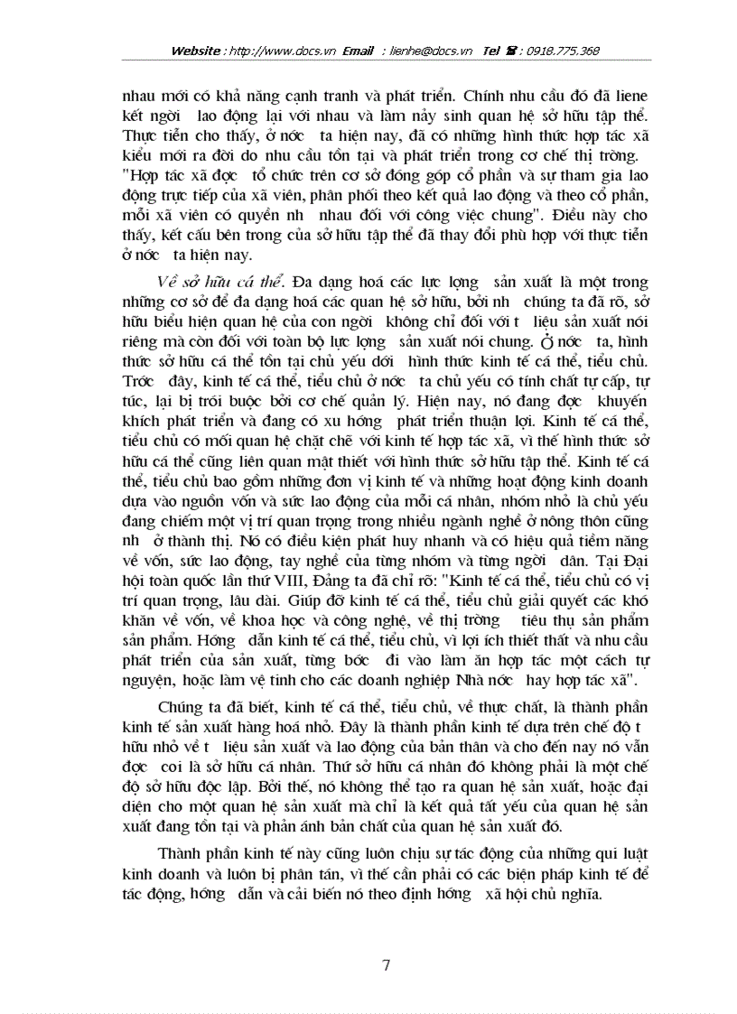 image for page Sở hữu về tư liệu sản xuất ở nước ta