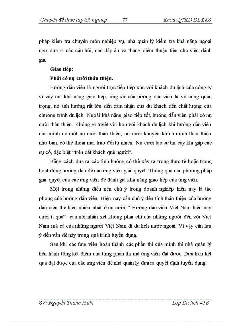 image for page Hoàn thiện công tác tổ chức và quản lý hướng dẫn viên nhằm nâng cao chất lượng chương trình du lịch ra nước ngoài tại công ty lữ hành hanoitourist