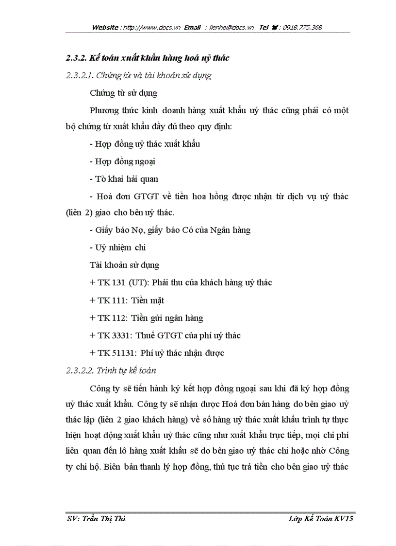 image for page Hoàn thiện kế toán lưu chuyển hàng xuất khẩu tại Công ty xuất nhập khẩu Intimex