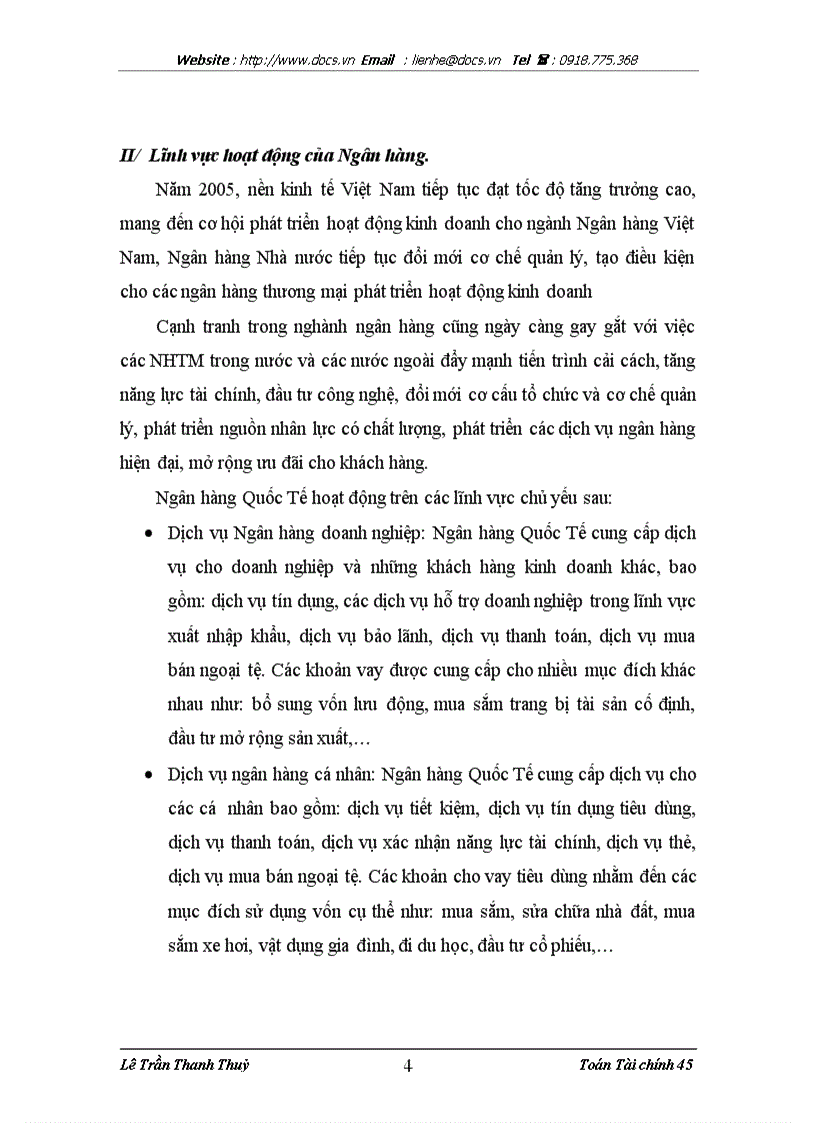 image for page Sử dụng mô hình ARCH GARCH để phân tích và đành giá rủi ro tín dụng tại Ngân hàng Quốc tế VIB