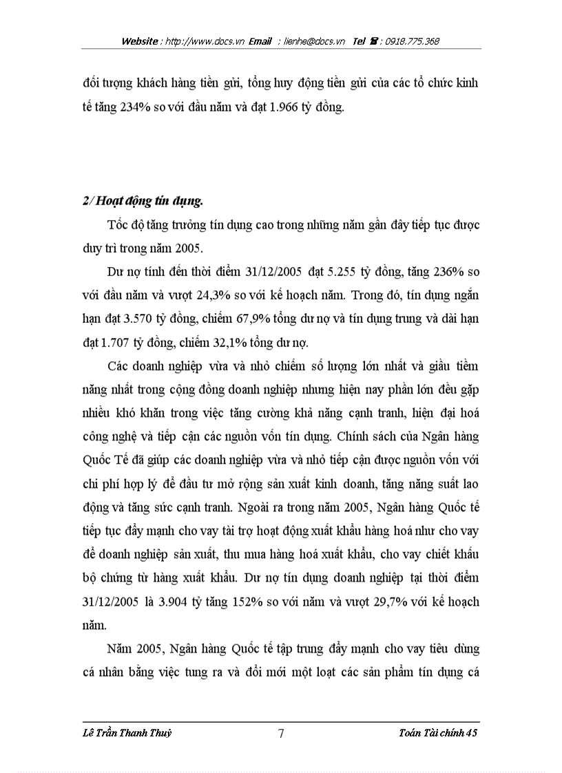 image for page Sử dụng mô hình ARCH GARCH để phân tích và đành giá rủi ro tín dụng tại Ngân hàng Quốc tế VIB
