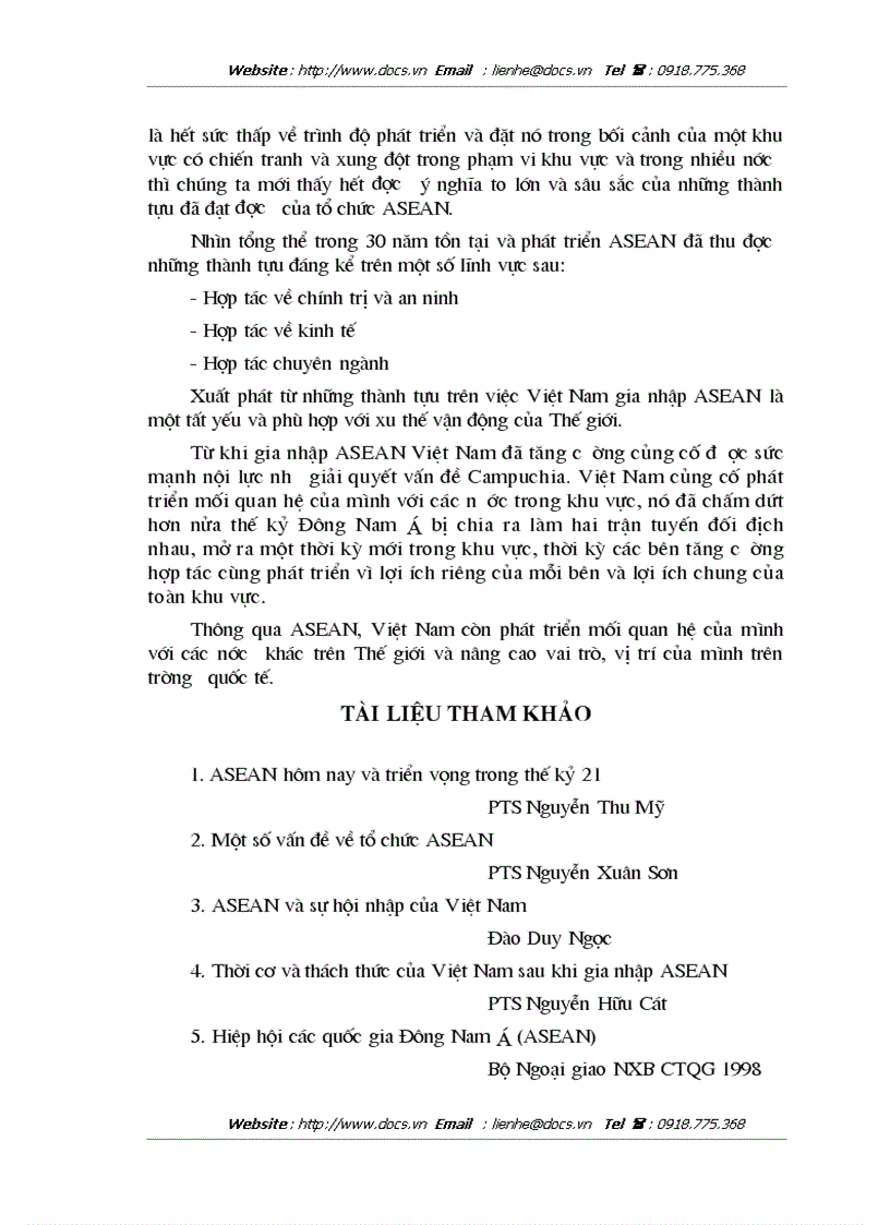 image for page Lợi ích của Việt Nam trong việc gia nhập ASEAN